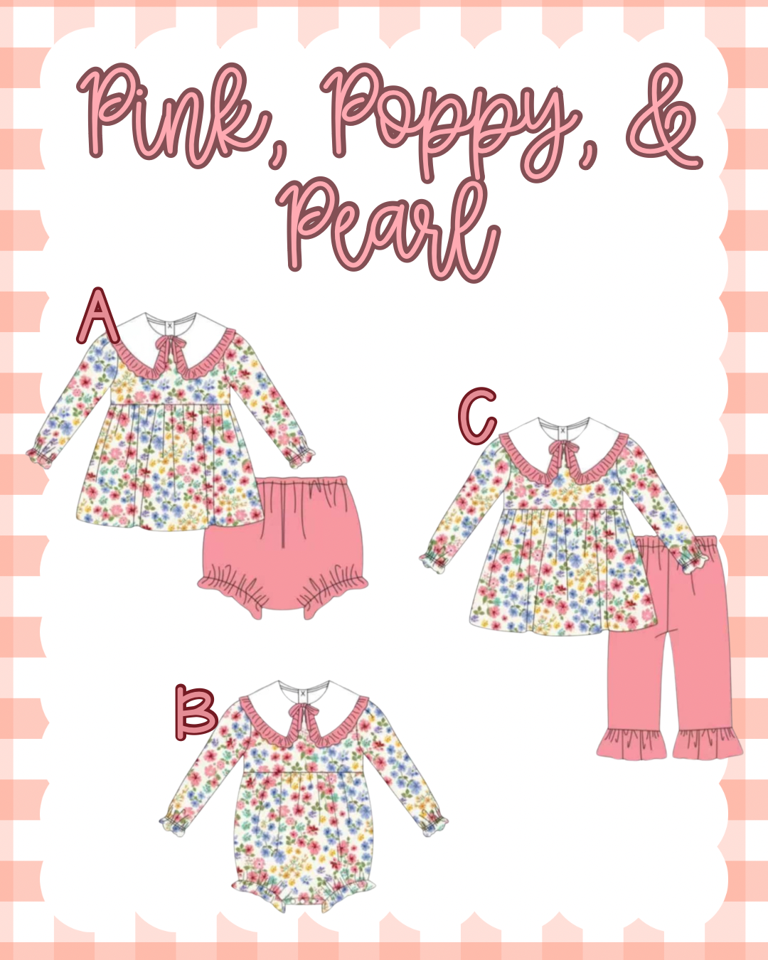 Pink, Poppy, & Pearl | ETA February