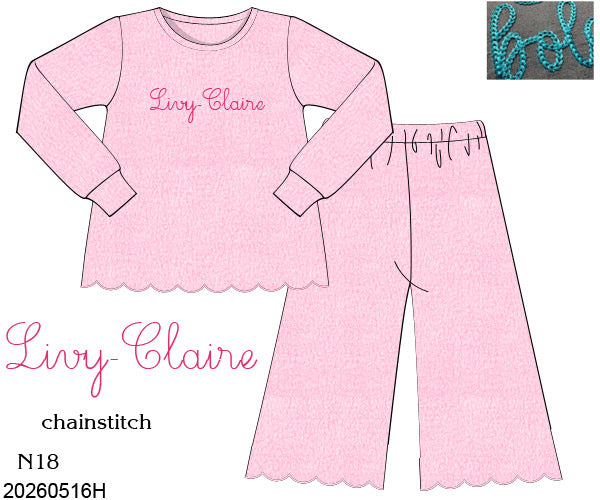 PO31: SETS PINK FLEECE