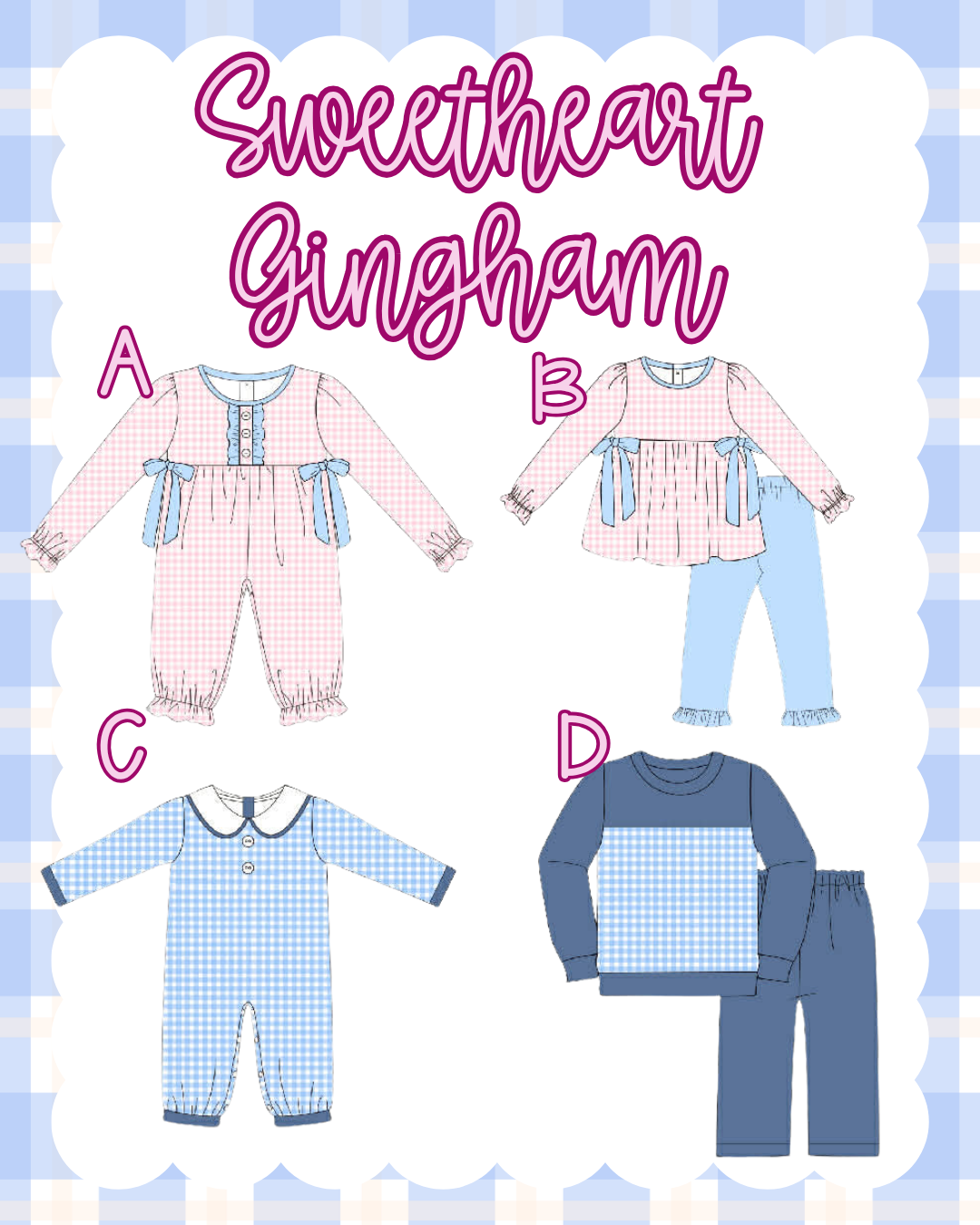 Sweetheart Gingham | ETA February