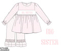 PO31: BROTHER/SISTER COLLECTION GIRL PANT SET