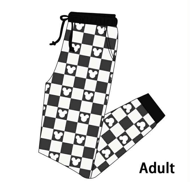 Checkerboard Mickey Adult Match