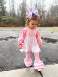 Scalloped Knit Set