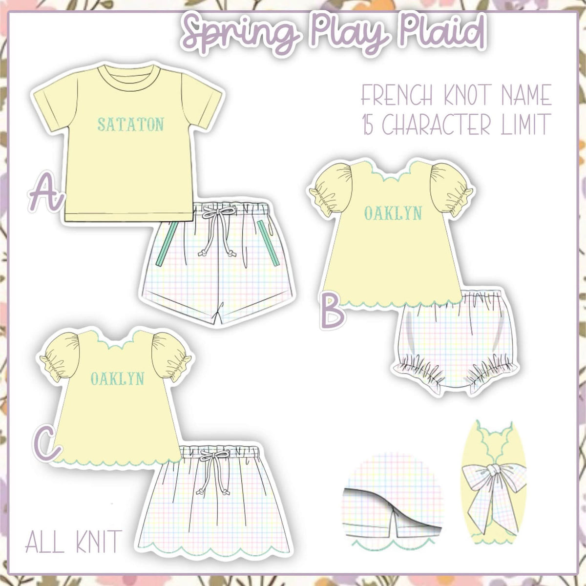 Spring Play Plaid | ETA March