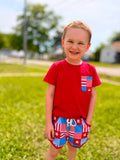 Made in America- Boys Short Set