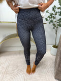 BIRDIE PREORDER Sculpt Leggings in Midnight Leopard