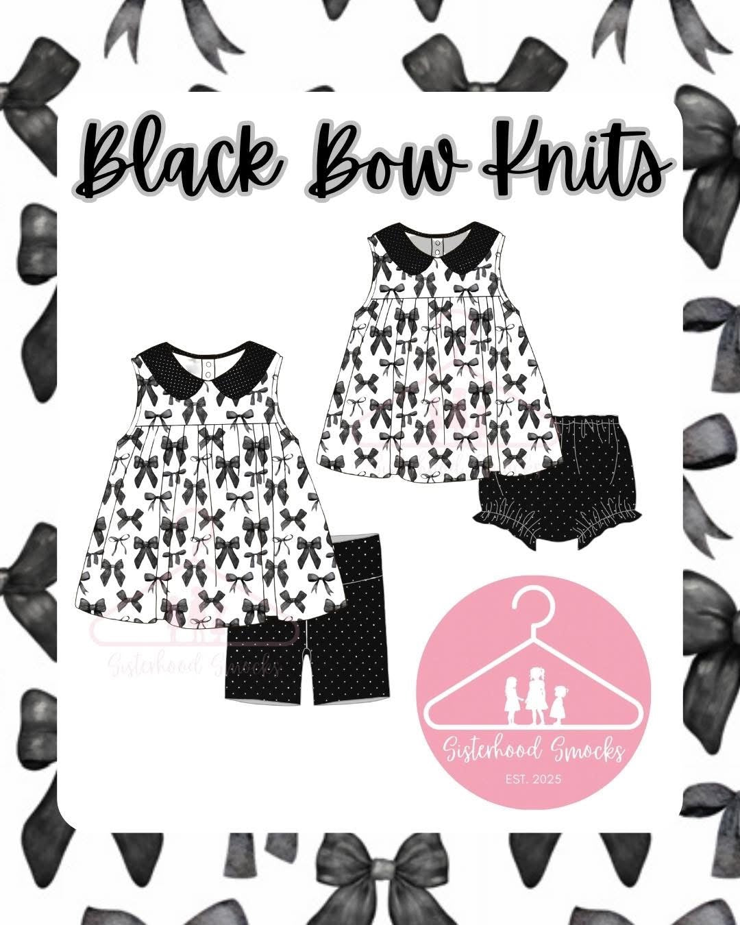 Black Bow Knits