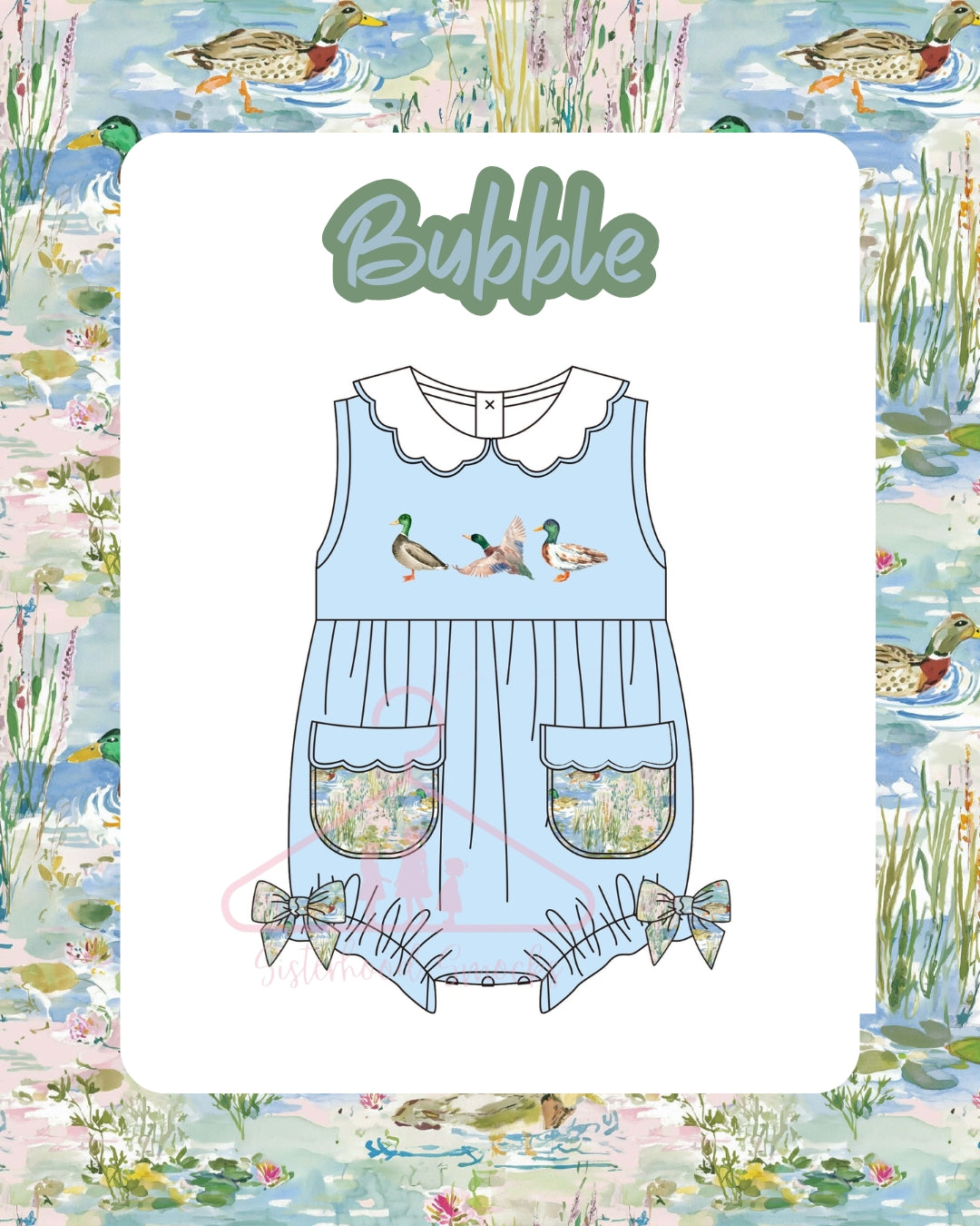 Mallard Family Girl's Bubble
