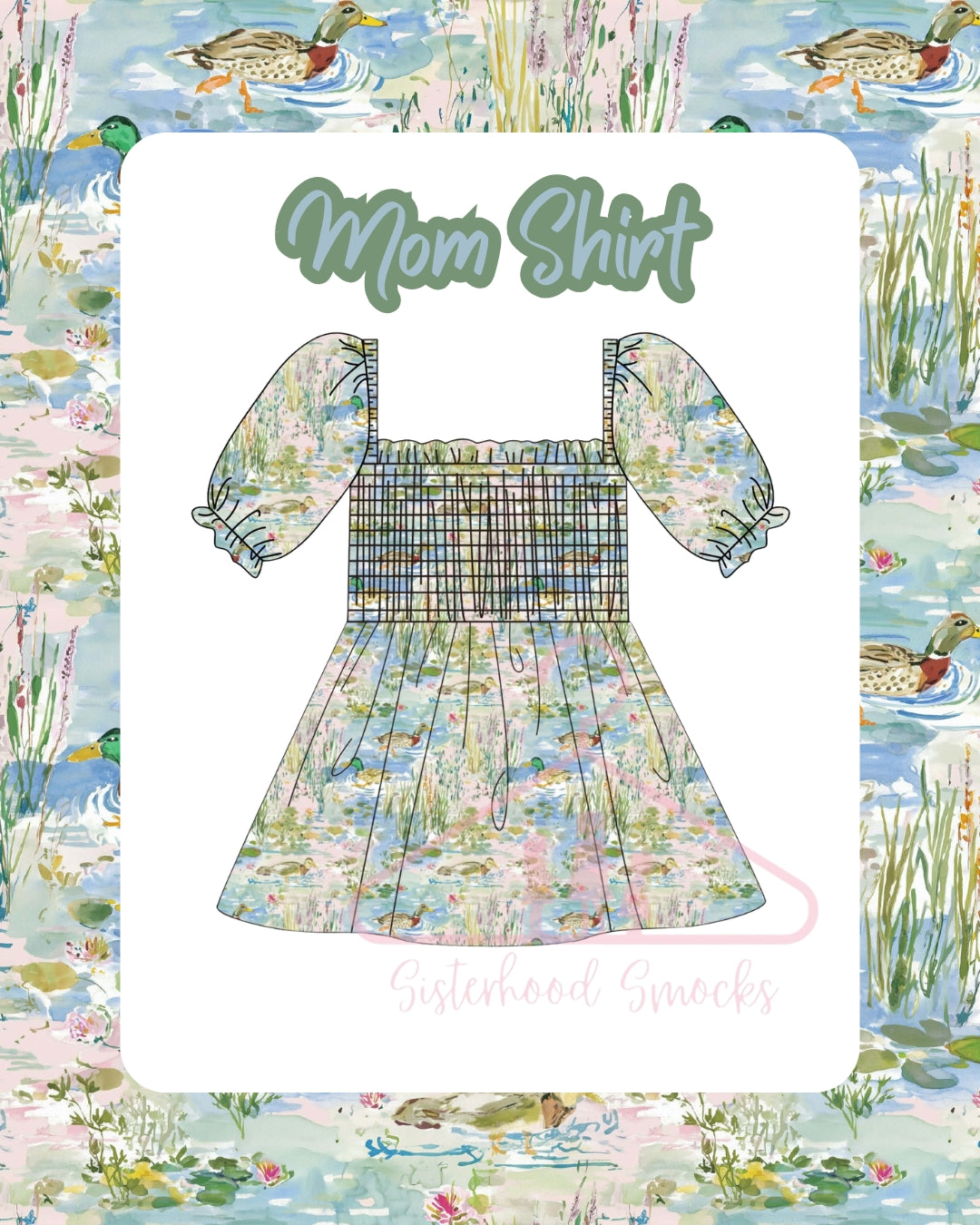 Mallard Family Mom Shirt