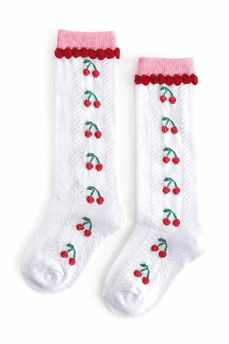 Cherry Knee High Socks